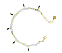Bracelet Io & Te  Woman in Silver Acquamarina BRLUACDO